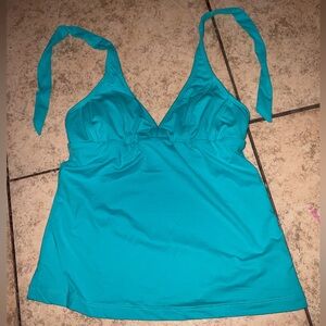 Title nine by Carve Designs women’s Turquoise tankini top size XS